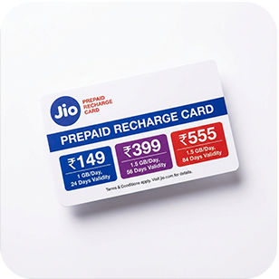 Jio Prepaid Recharge Card